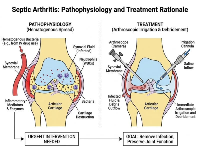 Septic Arthritis diagram