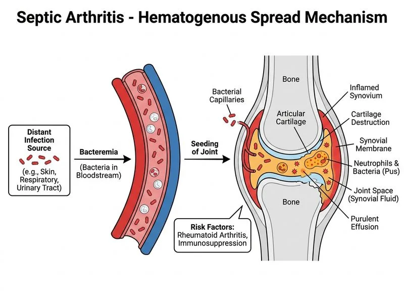 Septic Arthritis diagram