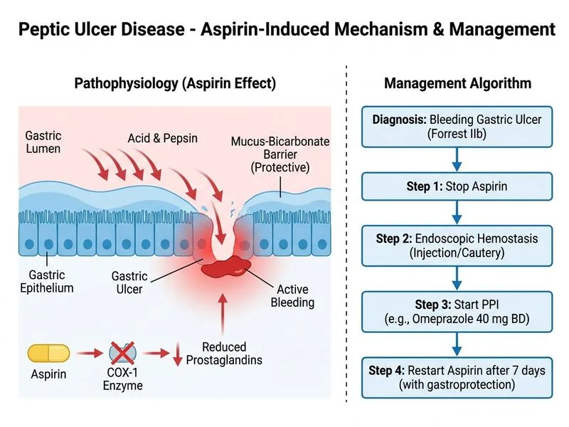 Peptic Ulcer Disease diagram