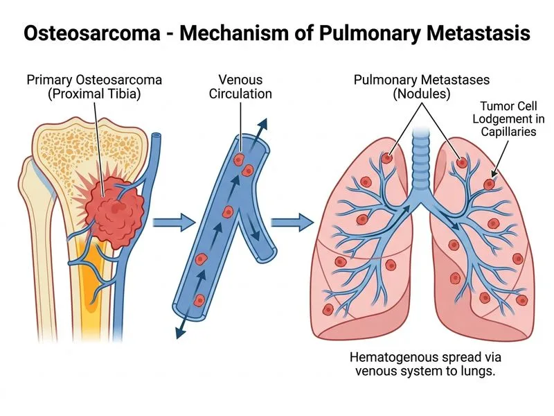 Osteosarcoma diagram