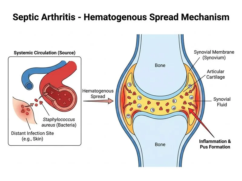 Septic Arthritis diagram