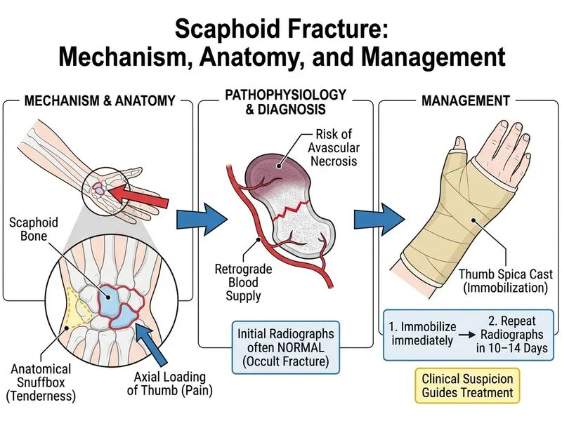 Scaphoid Fracture diagram