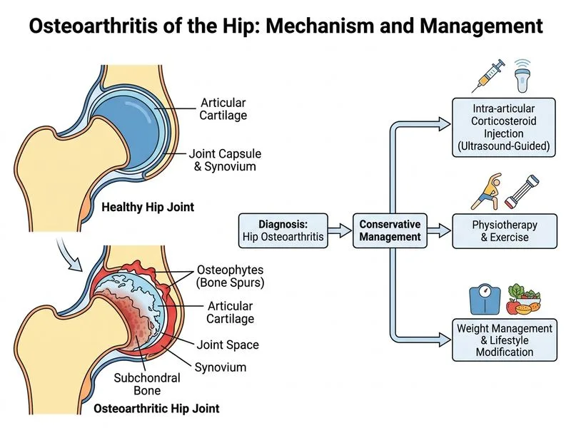 Osteoarthritis diagram