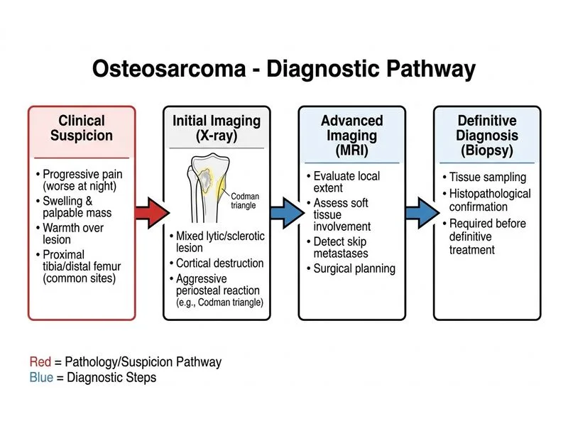 Osteosarcoma diagram