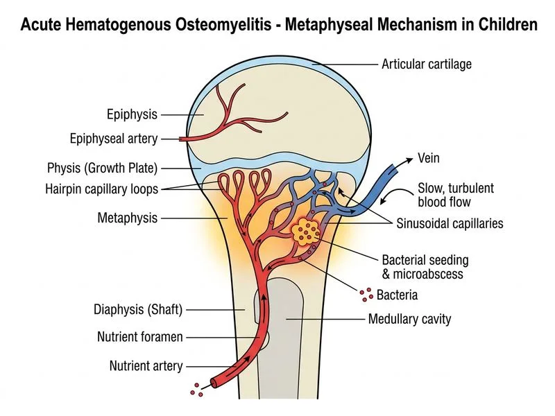 Osteomyelitis diagram