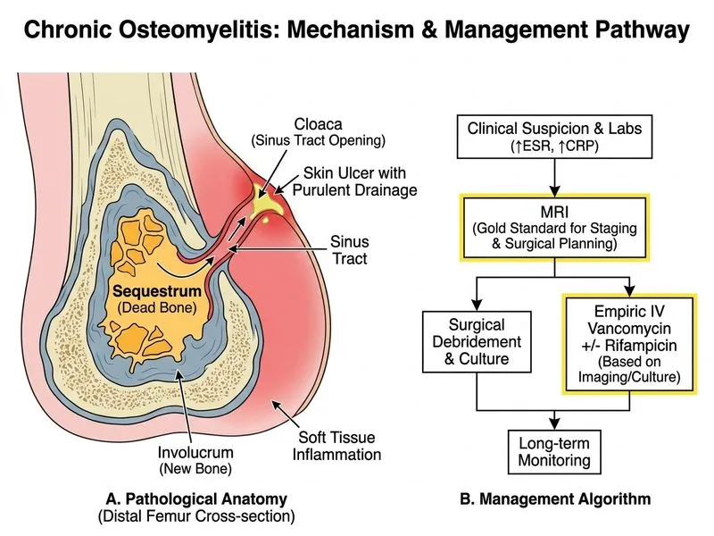 Osteomyelitis diagram