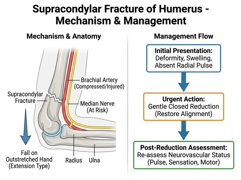 Supracondylar Fracture of Humerus diagram