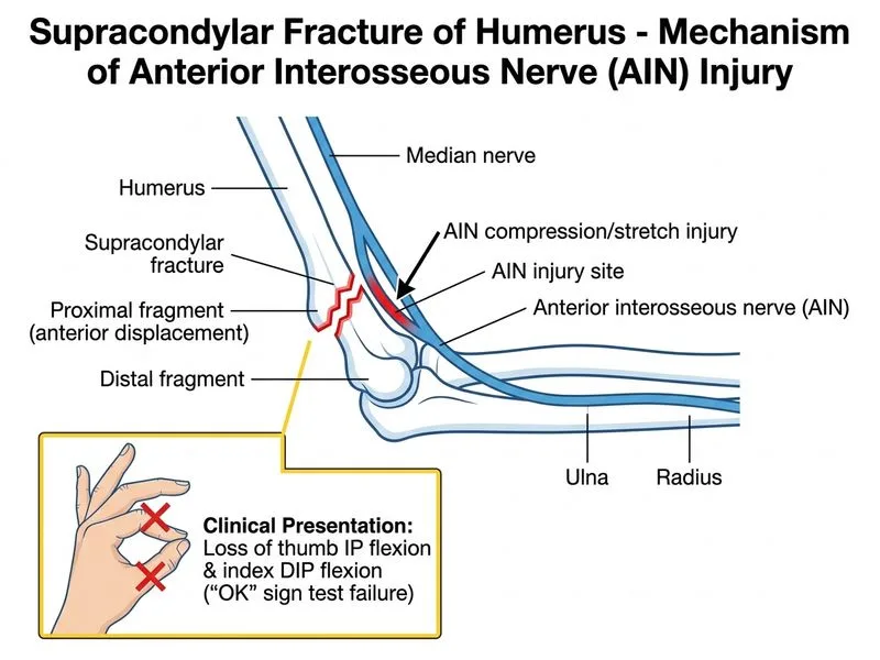 Supracondylar Fracture of Humerus diagram