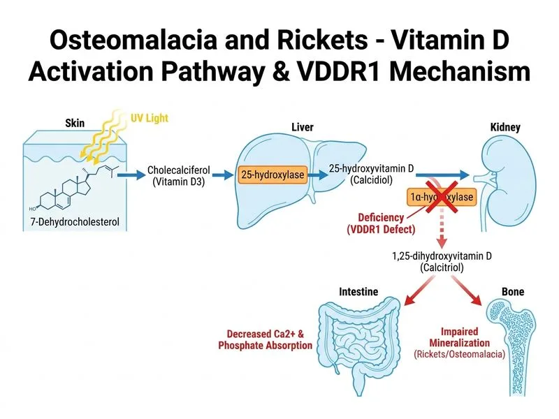 Osteomalacia and Rickets diagram
