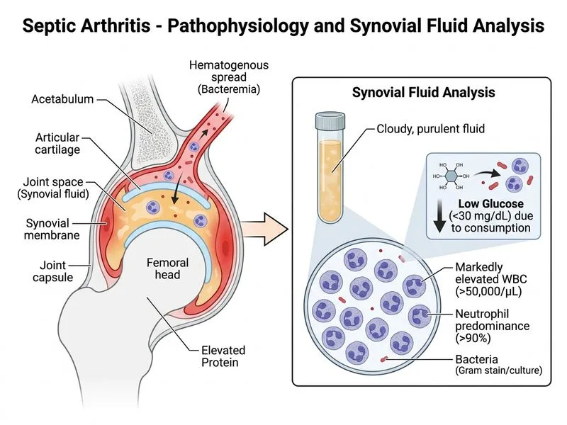 Septic Arthritis diagram