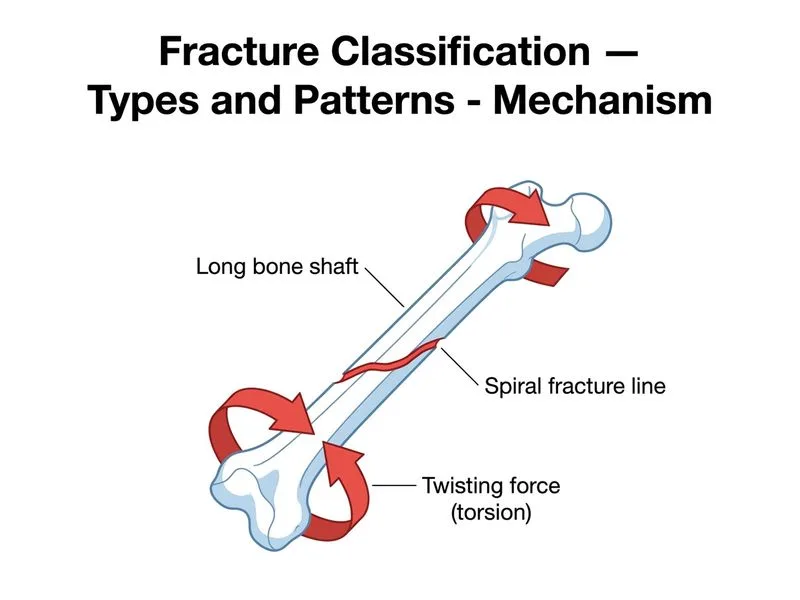 Fracture Classification — Types and Patterns diagram