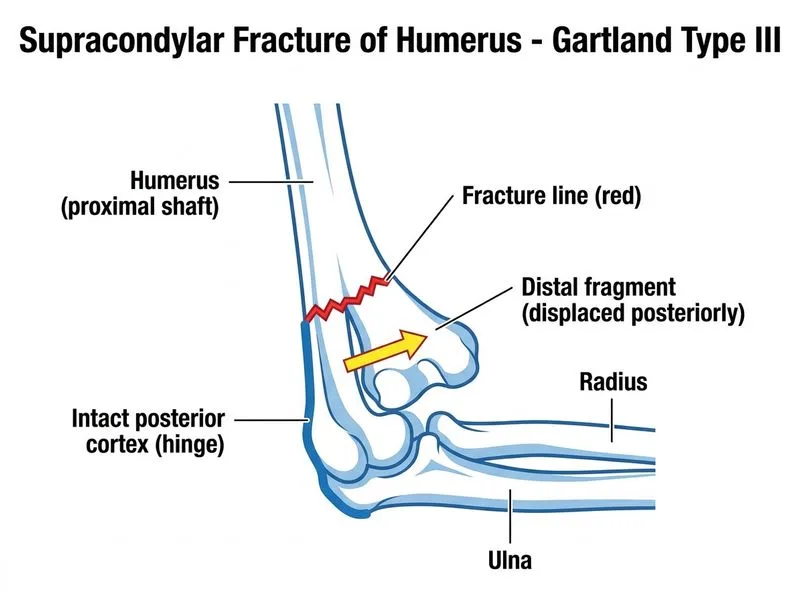 Supracondylar Fracture of Humerus diagram