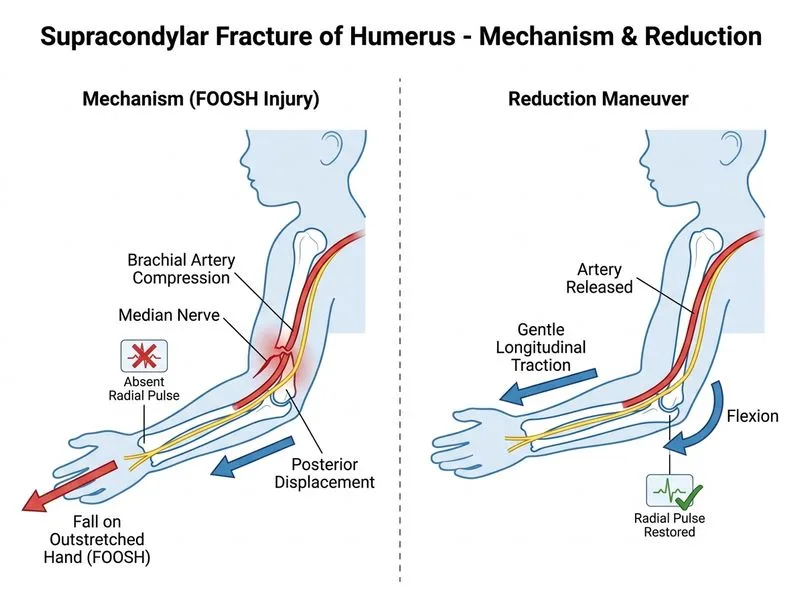 Supracondylar Fracture of Humerus diagram