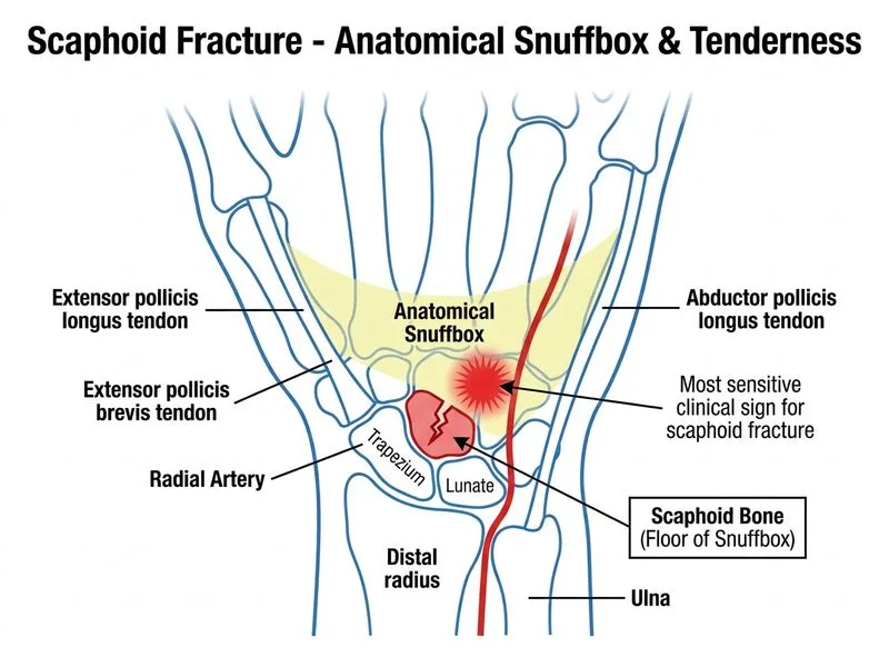 Scaphoid Fracture diagram