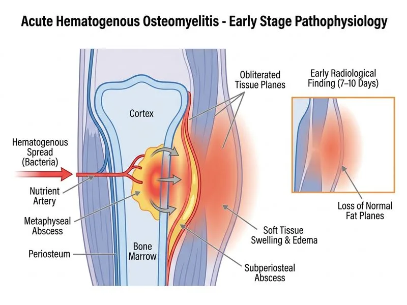 Osteomyelitis diagram