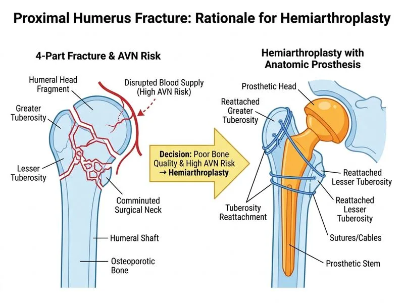 Proximal Humerus Fracture diagram
