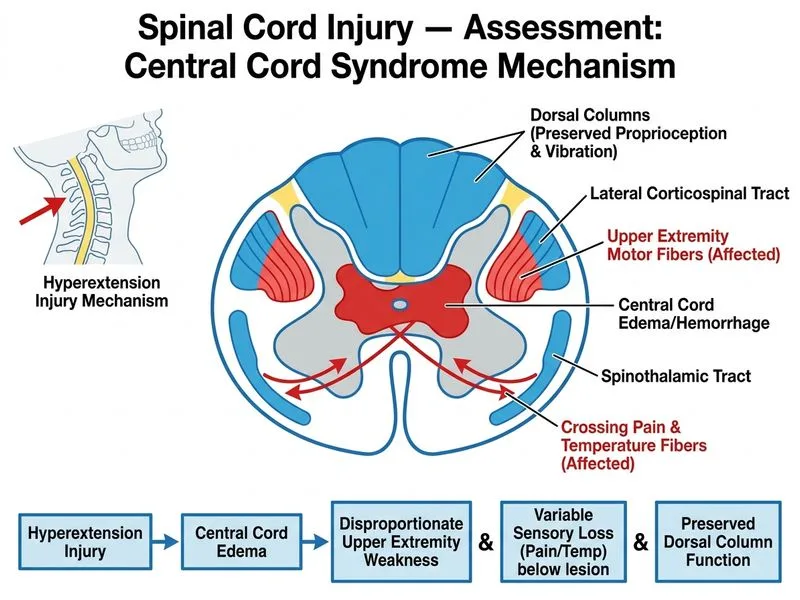Spinal Cord Injury — Assessment diagram
