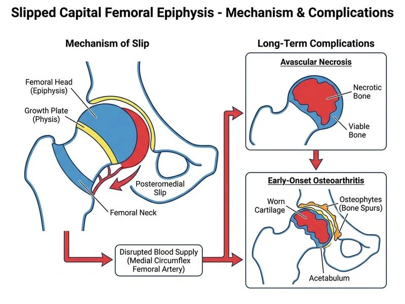 Slipped Capital Femoral Epiphysis diagram
