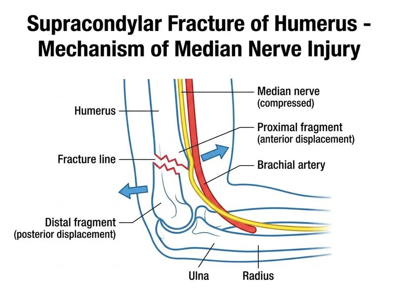 Supracondylar Fracture of Humerus diagram