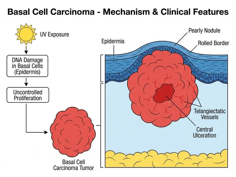 Basal Cell Carcinoma diagram