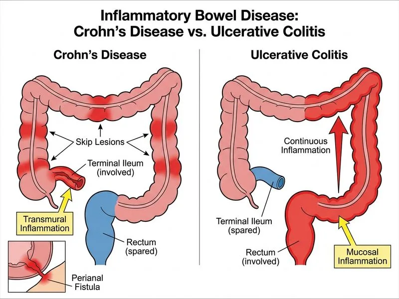 Inflammatory Bowel Disease diagram