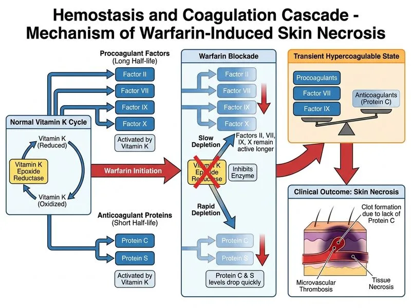 Hemostasis and Coagulation Cascade diagram