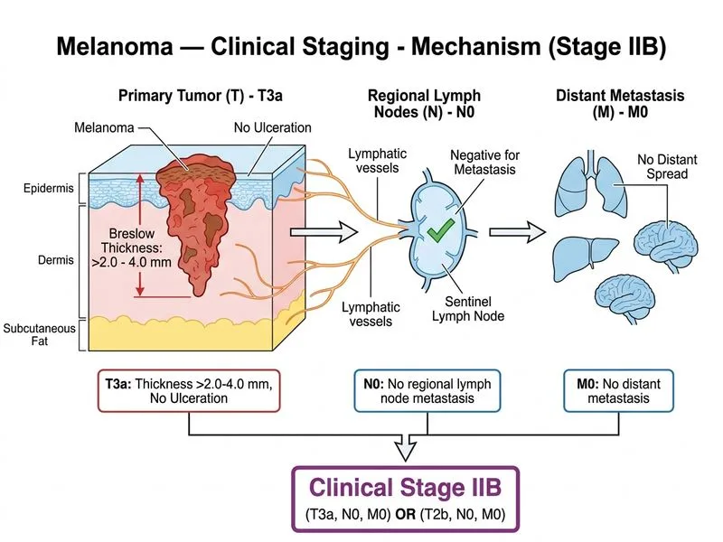 Melanoma — Clinical Staging diagram