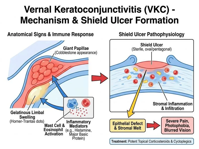 Vernal Keratoconjunctivitis diagram