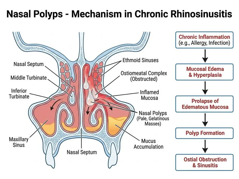Nasal Polyps diagram