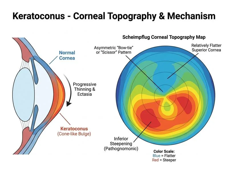 Keratoconus diagram