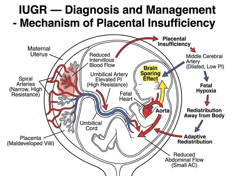 IUGR — Diagnosis and Management diagram