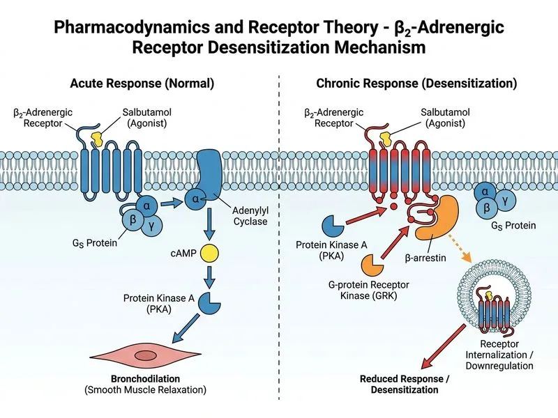 Pharmacodynamics and Receptor Theory diagram