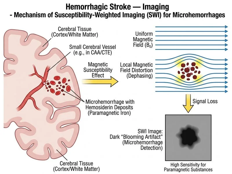 Hemorrhagic Stroke — Imaging diagram