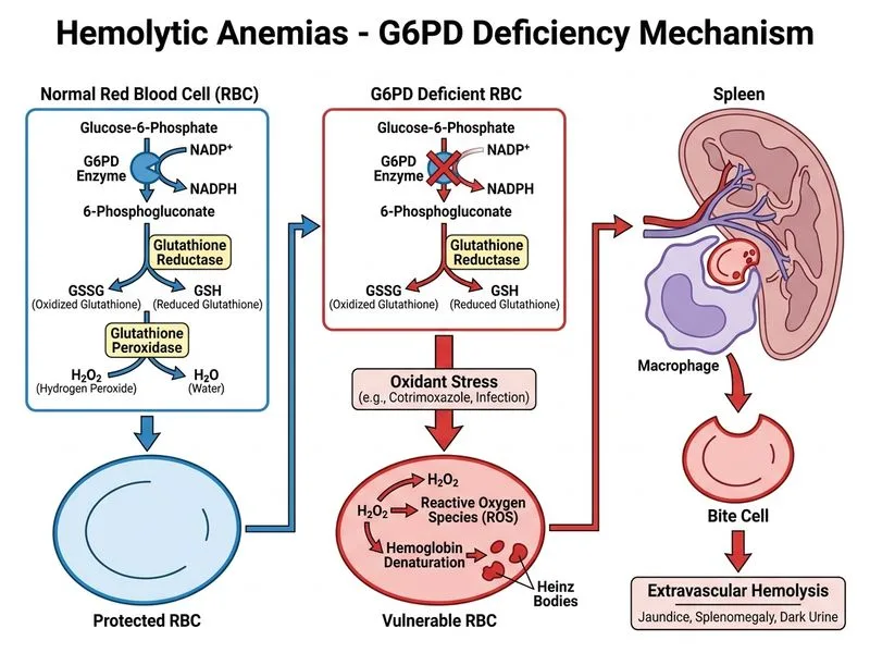 Hemolytic Anemias diagram