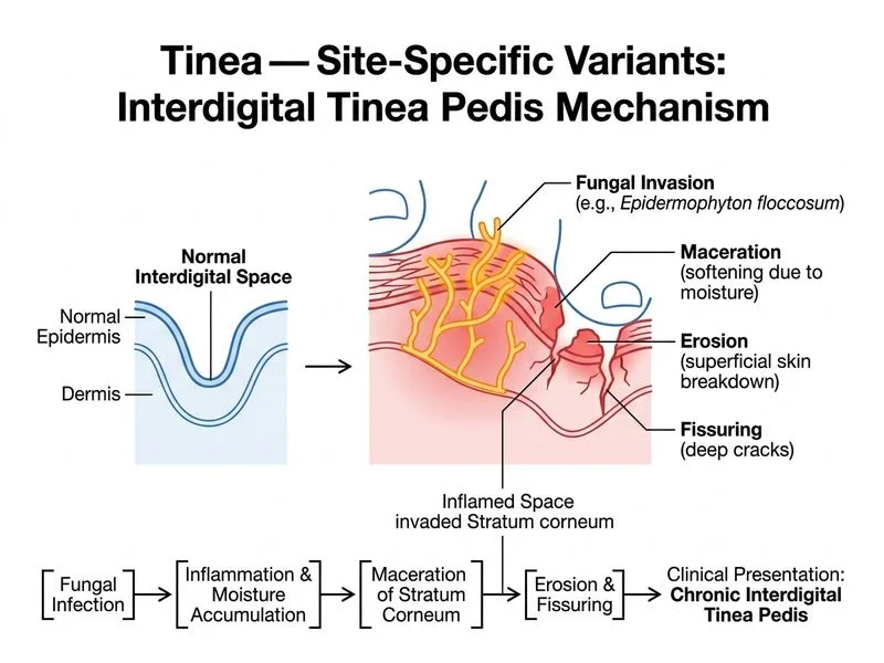 Tinea — Site-Specific Variants diagram