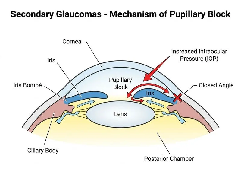 Secondary Glaucomas diagram