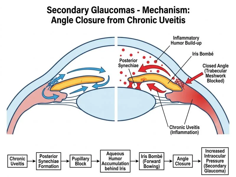 Secondary Glaucomas diagram