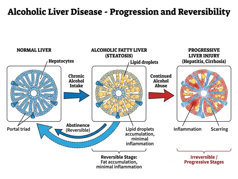 Alcoholic Liver Disease diagram