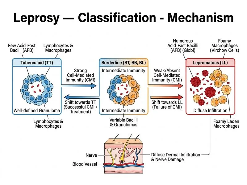 Leprosy — Classification diagram