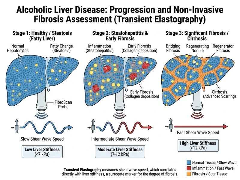 Alcoholic Liver Disease diagram