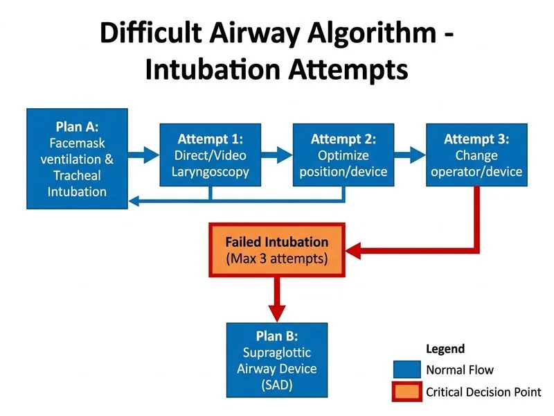 Difficult Airway Algorithm diagram