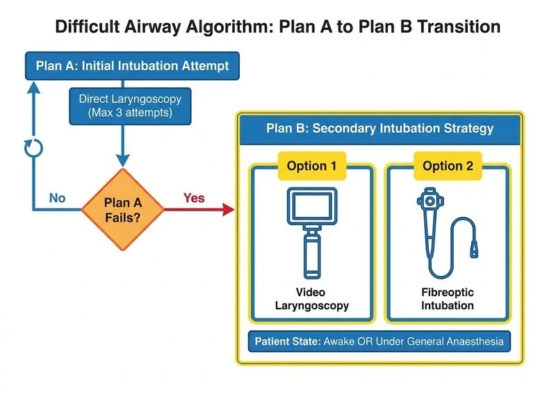 Difficult Airway Algorithm diagram