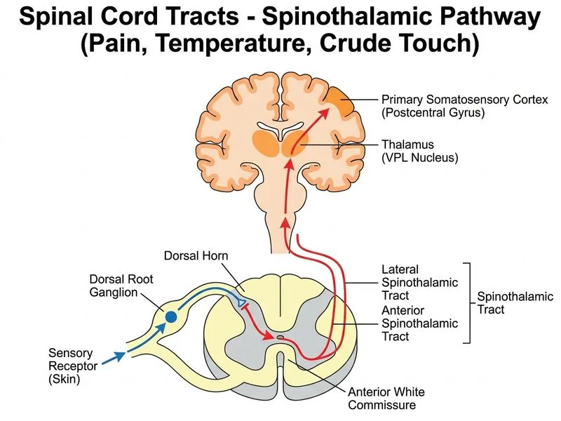 Spinal Cord Tracts diagram
