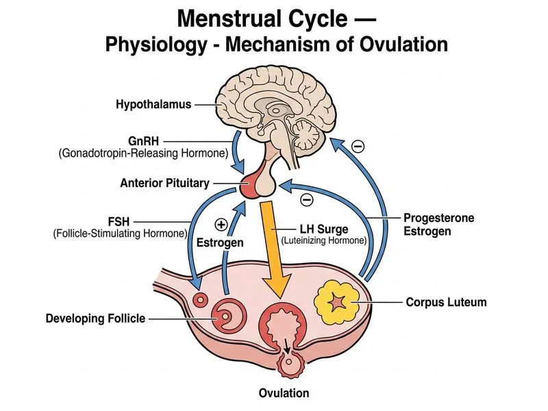 Menstrual Cycle — Physiology diagram