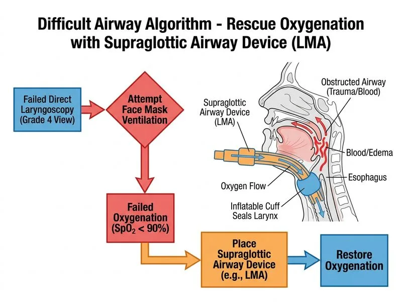 Difficult Airway Algorithm diagram
