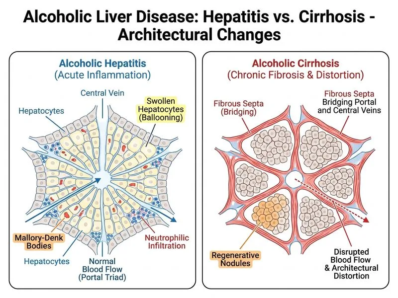 Alcoholic Liver Disease diagram