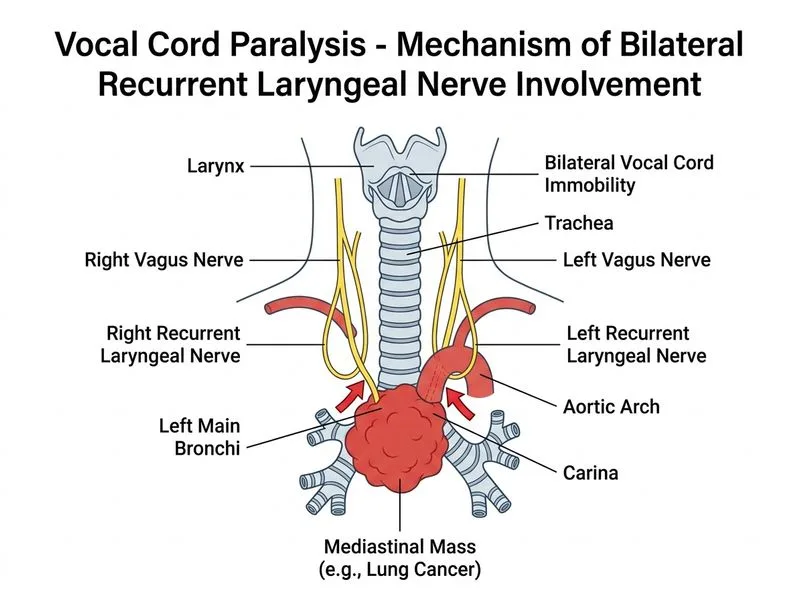 Vocal Cord Paralysis diagram