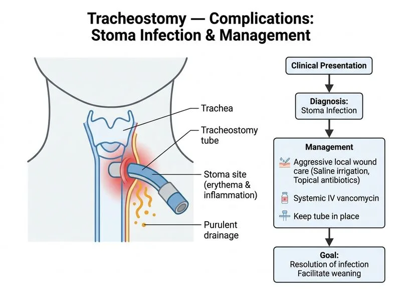 Tracheostomy — Indications and Complications diagram