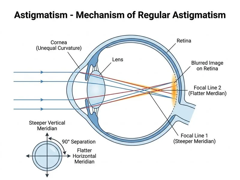 Astigmatism diagram