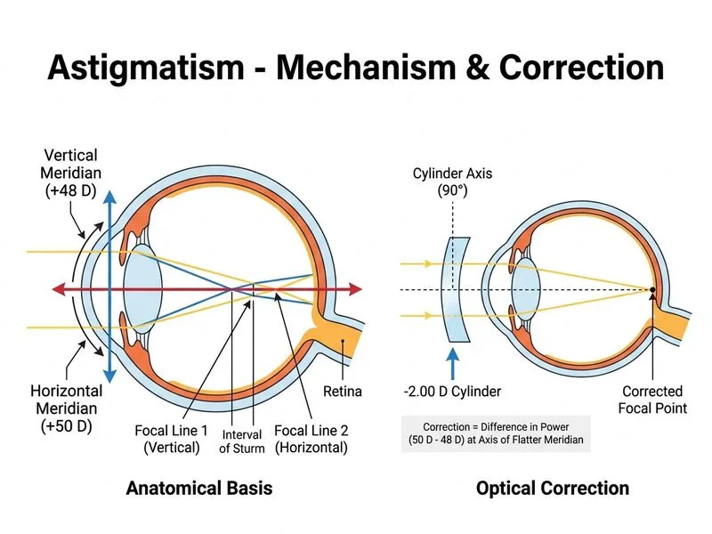 Astigmatism diagram